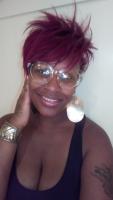 Short Haircut,Silkout,Haircolor on Natural Afro-Textured Hair Texturized Haircut,Vibrant Color,Silkout On Afro-Textured hair