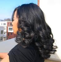 Long Length Curls Long length curls for black hair at Flow in Landover, MD.